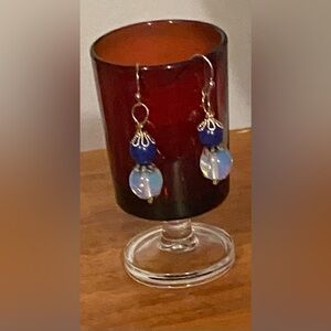 NEW Magnesite & Opalite earrings